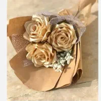 دسته گل روبانی