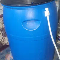 بشگه پلاستیکی 220لیتری نو واستوک شیردار