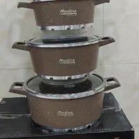 سرویس قابلمه چدنی اصل Rodina (ظروف نوروزی )