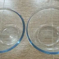 2عددکاسه سوپ خوری نو نو و قوری پیرکس اصل