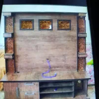 میز تلویزیون ال ای دی با لامپ هالوژن دار