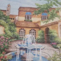 تابلو فرش سرای خانه