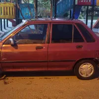 پراید قرمز مدل ۷۹ دو تیکه رنگ