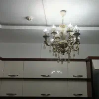 لوستر 8شعلع فقط3/600|لوستر و چراغ آویز|اهواز, مهرشهر|دیوار