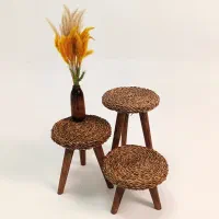 استند سه عددی حصیری