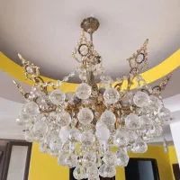 دو عدد لوستر برنز ۱۰ شاخه