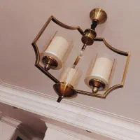 لوستر وارداتی . ۳ شعله|لوستر و چراغ آویز|رشت, سعدی (تختی)|دیوار