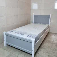 تخت یک نفره وکیوم+کفی چوبی درجه یک|تخت و سرویس خواب|نسیمشهر, |دیوار