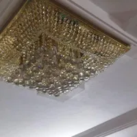 لوستر طرح گردنبندی کریستالی (تولیدی پاسارگاد)|لوستر و چراغ آویز|مشهد, چهارچشمه|دیوار