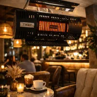 هیتر سرامیکی فضای باز - گرمایش یکنواخت کافه و ویلا