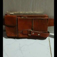 کیف کمری چرم گاوی دست دوز