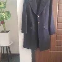 مانتو شلوار اداری سایز۳۸ سرمه ای