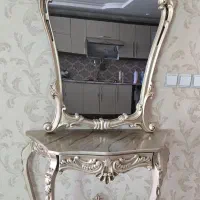 آینه کنسول چوبی