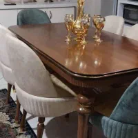 فروش میز نهارخوری درحدنو اصلا استفاده نشده درحد
