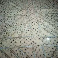 رومیزی اینه کاری دست دوزورومیزی نوهندی قدیمی پرکار