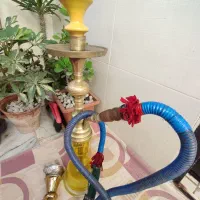قلیون برنجی حاج اوغلو ویه قلیون مسافرتی برنجی