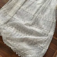 پرده تور گلدار|پرده، رانر، رومیزی|اصفهان, بهارستان|دیوار