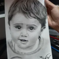 نقاشی چهره|تابلو، نقاشی، عکس|بم, |دیوار