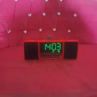 اسپیکر بلوتوثی ساعت دار با صفحه نمایش بزرگ