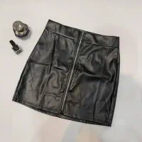 دامن چرم کوتاه