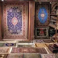 بافنده فرش ابریشم دستبافت (قالی بافی)