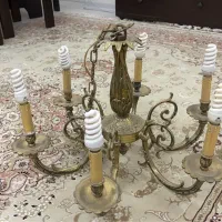 لوستر برنجی|لوستر و چراغ آویز|اصفهان, شفق|دیوار