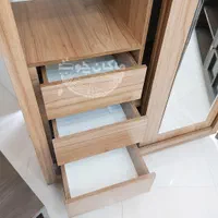 کمد لباس ریلی آینه قدی دار سه کشو مدل NIRVANA|جاکفشی، کمد، دراور|مشهد, آزادشهر|دیوار