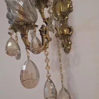 لوستر دیوار کوب برنج