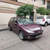 پژو 206 تیپ ۲ مدل 1395، بدون رنگ تمیز درجه یک