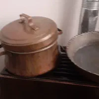 دو عدد ظروف مسی در کیانمهر