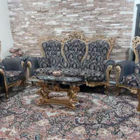 مبلمان کلاسیک ست ۷نفره با نهار خوری ۶نفره|مبلمان خانگی و میز عسلی|اهواز, گلستان|دیوار