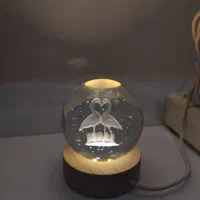 چراغ خواب گوی کریستالی