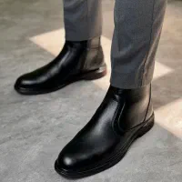 نیم بوت چرم /پرداخت درب منزل