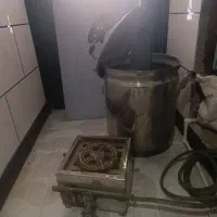 سماور 50 لیتری گازی استیل|سماور، چای‌ساز، قهوه‌ساز|کرمان, |دیوار