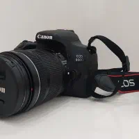 دوربین Canon 800d لنز 135 18 نو کاملا سالم