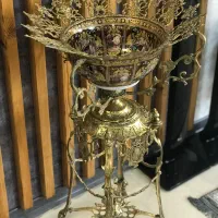 کنارسالنی تمام برنجی بدون یک گرم آلیاژ سایز بزرگ|صنایع دستی و سایر لوازم تزئینی|مشهد, الهیه|دیوار