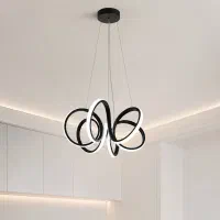 لوستر LED مدل گل 6 پر