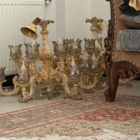 دو عدد لوستر ده شاخه نو