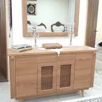 میز کنسول ۴ در با میز تلوزیون ۲ کشو و دو در