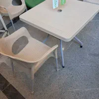 میز و صندلی پلیمری حصیر باف|کافیشاپ و رستوران|مشهد, ویلاشهر|دیوار