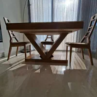 میز ناهارخوری ۴ نفره|میز و صندلی غذاخوری|تهران, قیطریه|دیوار