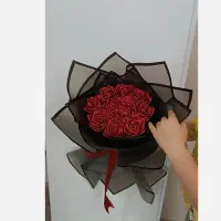 دسته گل با ربان|گل مصنوعی|یاسوج, |دیوار