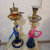 2 عدد قلیان تنه برنجی سالم  و کامل|کلکسیون و سرگرمی|تهران, هفده شهریور|دیوار