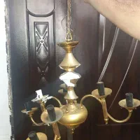 لوستر برنز سه تا چهارشاخه یدونه یک سه شاخه