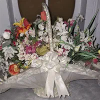 سبد گل مصنوعی لاکچری