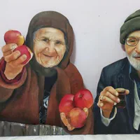 پذیرش سفارش چهره سیاه قلم|صنایع دستی و سایر لوازم تزئینی|اصفهان, نمایشگاه بین المللی اصفهان|دیوار
