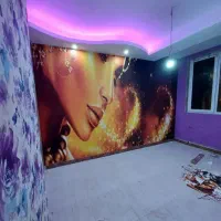 نصب نصاب کاغذ دیواری نقاشی تمام نقاط|خدمات پیشه و مهارت|تهران, اباذر|دیوار