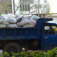 حمل نخاله ناخاله و مصالح و ماسه با نیسان کمپرسی