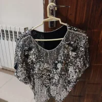 بلوز مجلسی استین خفاشی