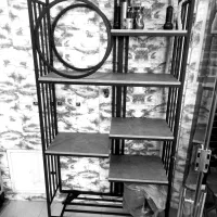 تابلو هایپر ،  شلف مغازه و میزچوبی